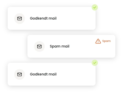 Billede af spam-mails i din indbakke.