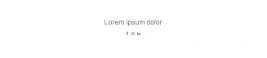 Ikoner på en hjemmeside, der viser hvilke sociale medier, hvor man kan finde virksomheden