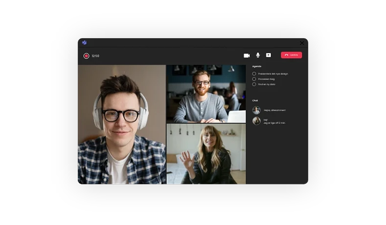 Online møde på Microsoft Teams